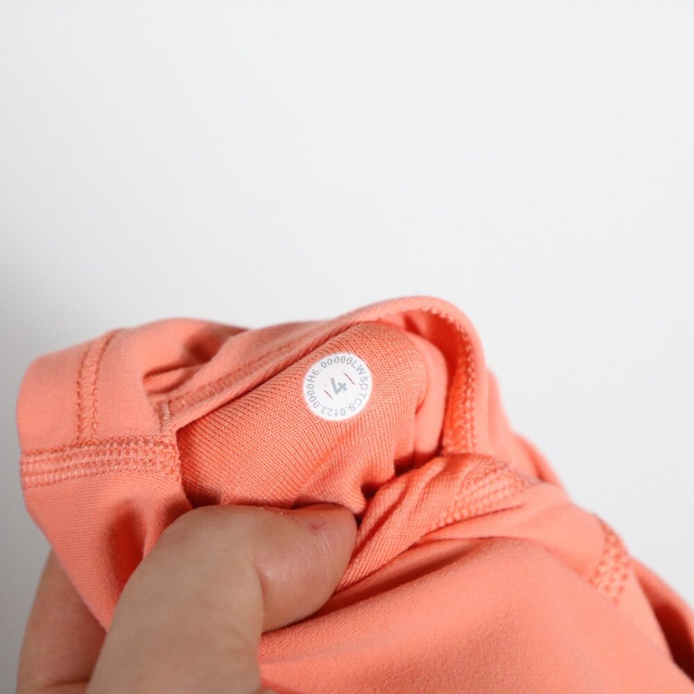 Lululemon Align Leggings 25" Womens 4 Peach Coral High Rise Yoga Workout - Picture 5 of 7